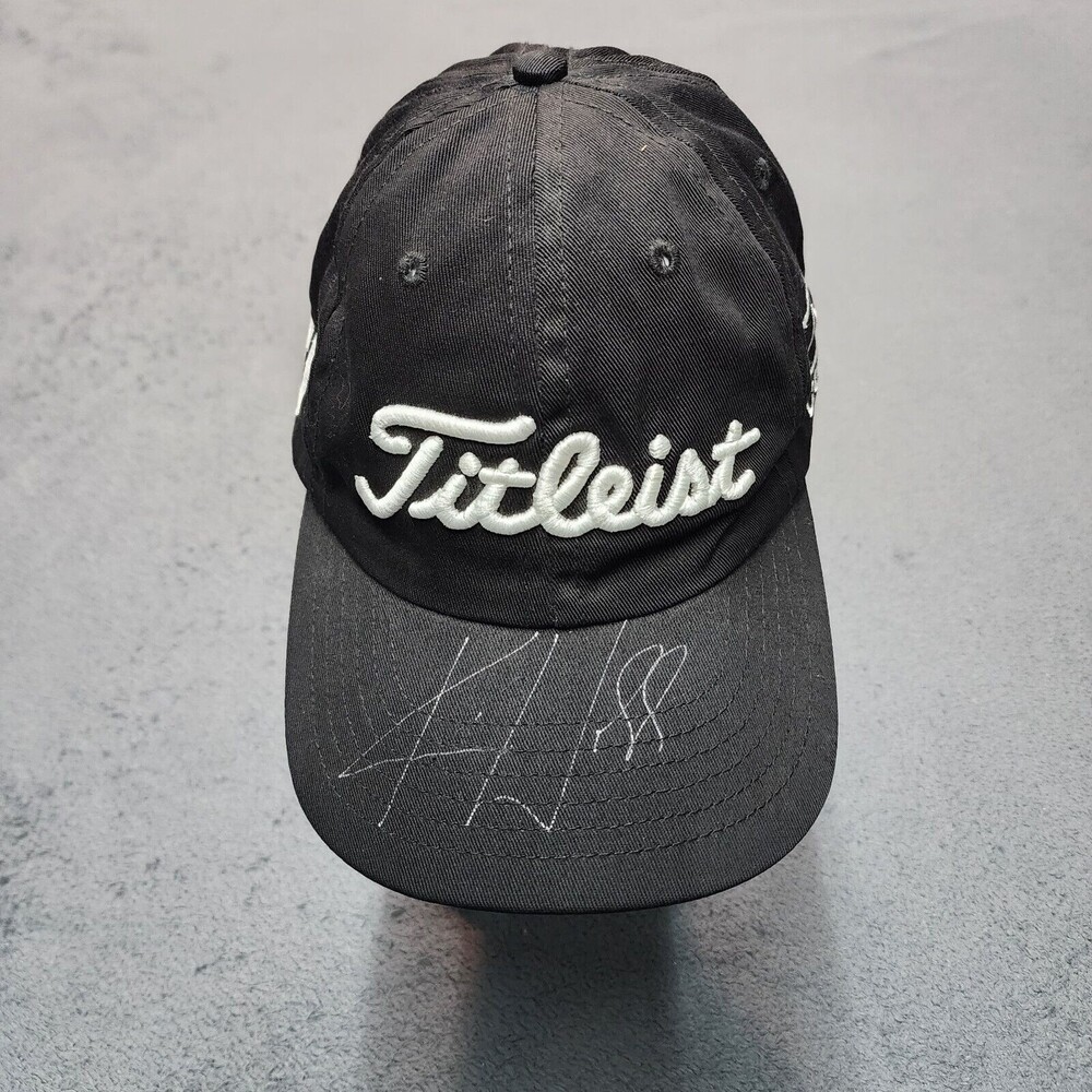 Titleist Karrie Webb Signed FJ Black Adjustable